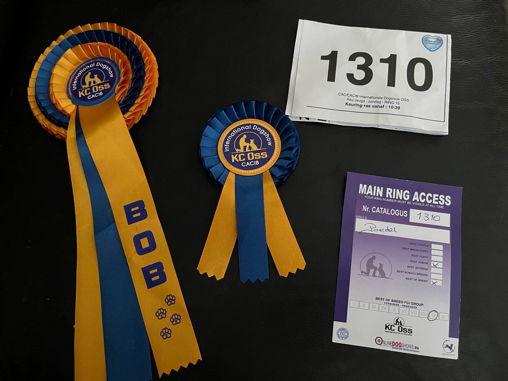 klik om te vergroten De gewonnen onderscheidingen